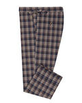 EThomas Light Peach Blue Voilet Checks