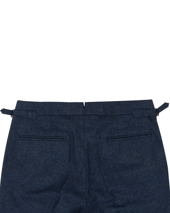 EThomas Prussian Blue Harringbone