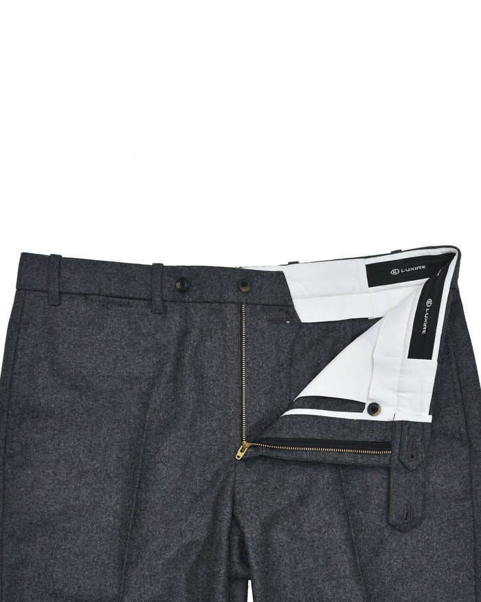 EThomas Shadow Grey Woolen  Flannel