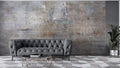 Exposed Concrete Look Wallpaper: Gray Room Decor, Wall Art
