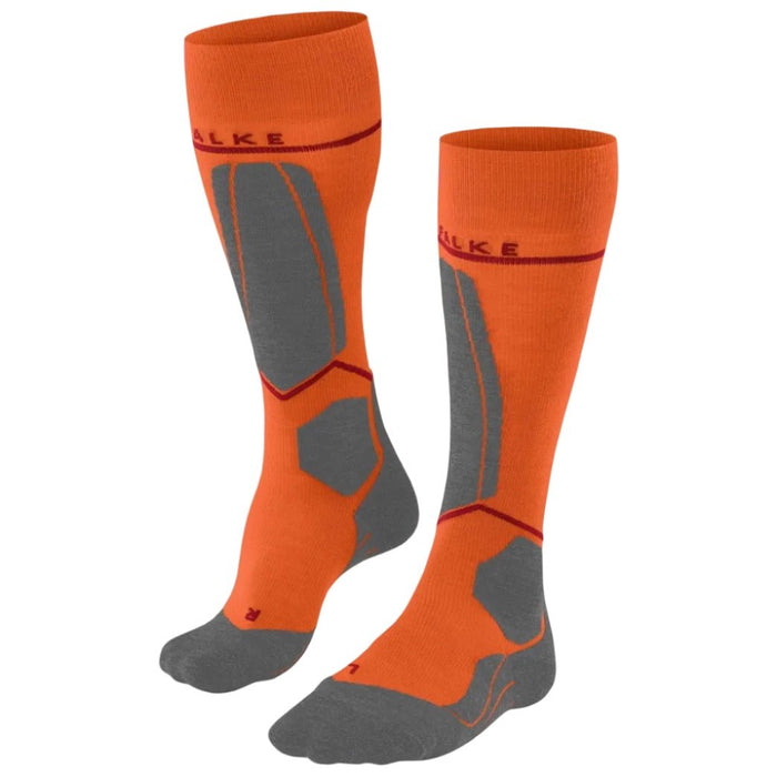 FALKE SK4 socks - orange/grey - FALKE - Evelostore