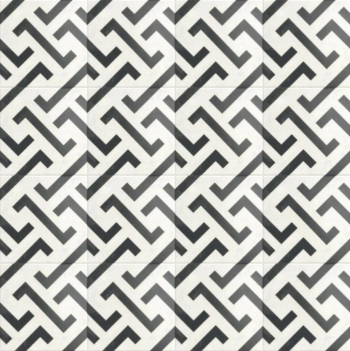 Bella Glass Tiles Florencial Series FLO9387 Torciano Maze pattern