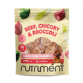 A bag of Fresh Medallions - Beef 800g grain-free dog food with images of meat and vegetables.