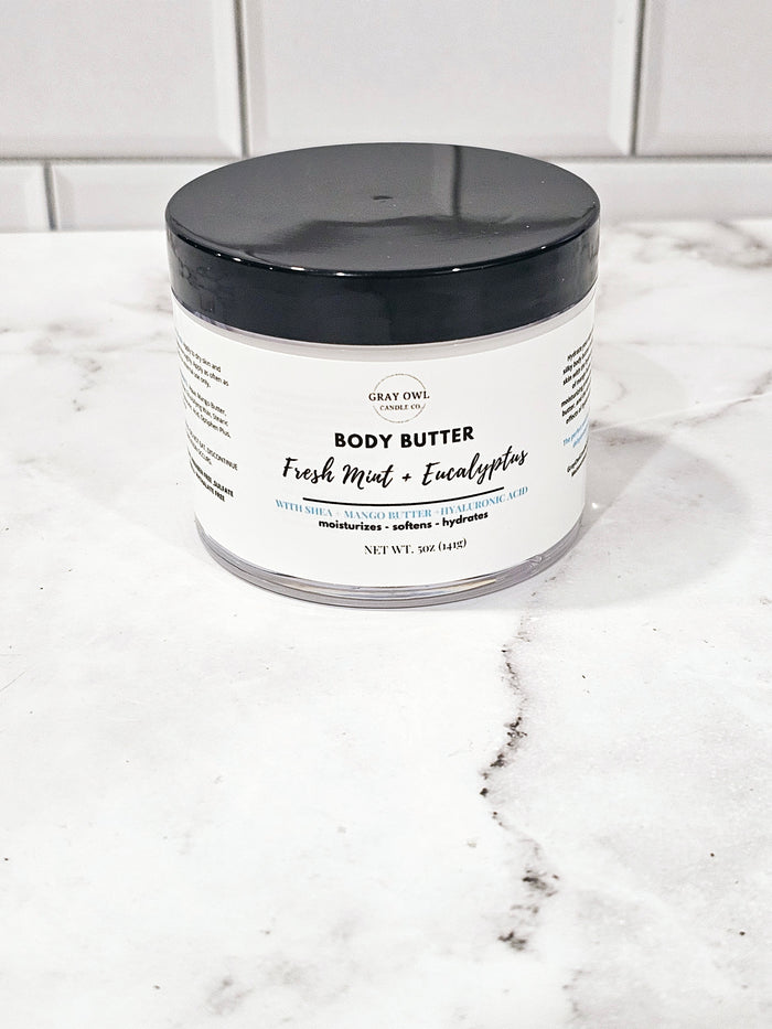 Fresh Mint + Eucalyptus  Body Butter