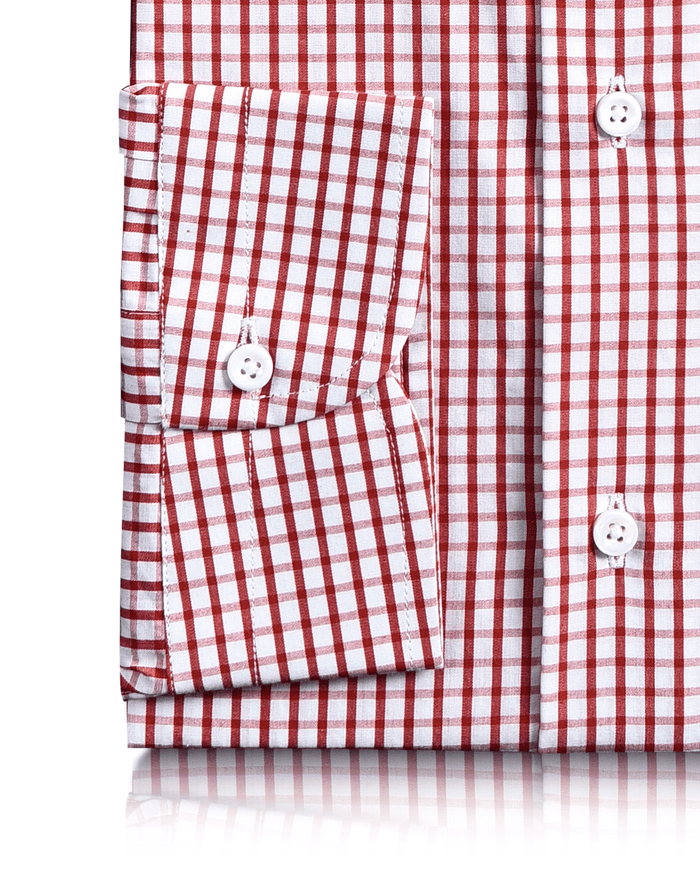 Friday Shirt: Red Graph Checks