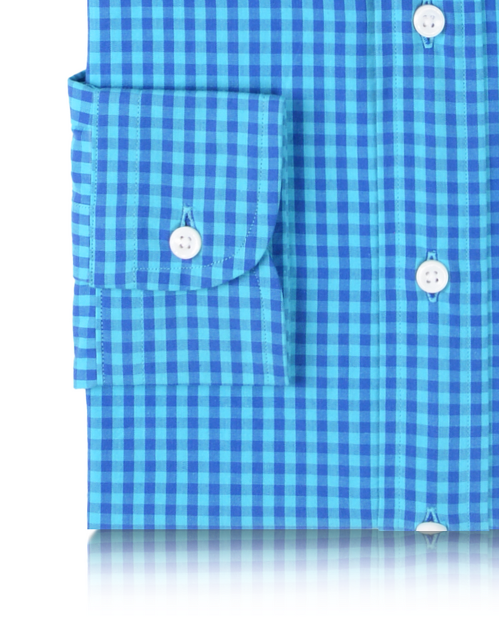 Friday Shirt: Shades of Blue Gingham