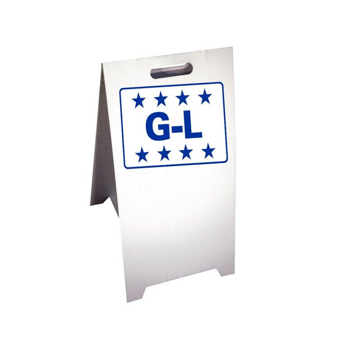 G-L Corrugated A-Frame Sign - Multi (SG-312G)