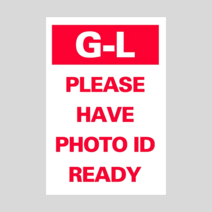 G-L PLEASE HAVE PHOTO READY Large A-Frame Sign (SG-319B)