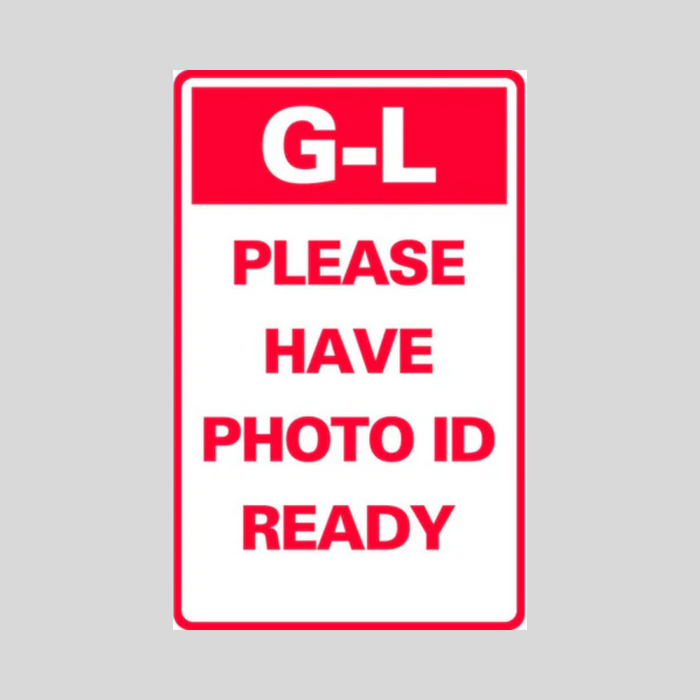 G-L PLEASE HAVE PHOTO READY Weightable Base Sign (SG-319H)