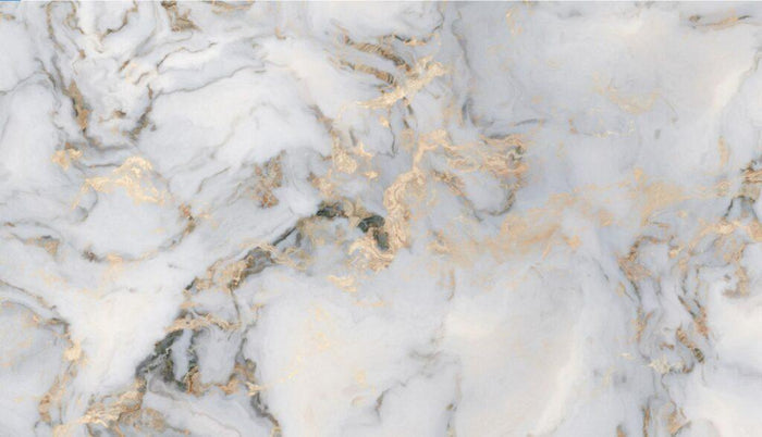Gold Marble Abstract Wallpaper: Peel and Stick Wall Mural