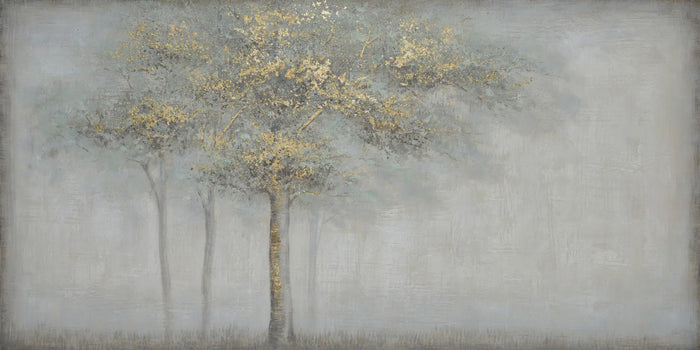 Golden Autumn Forest Wallpaper Mural - Peel and Stick Removable Wall Art