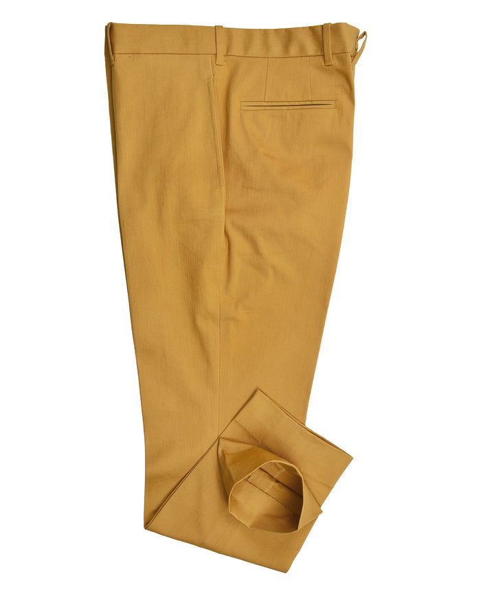 Golden Yellow Stretchable Pants