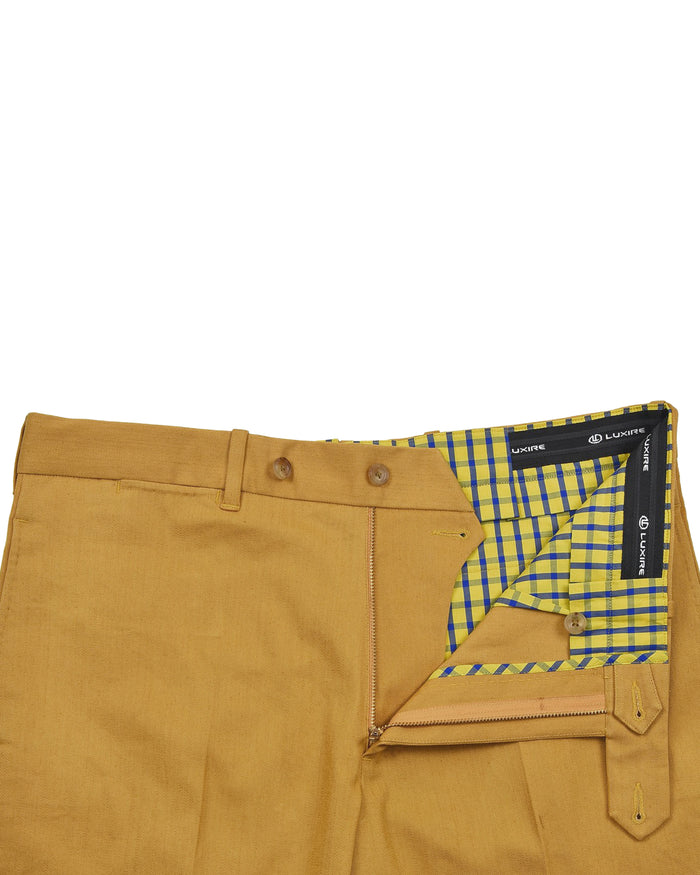 Golden Yellow Stretchable Pants