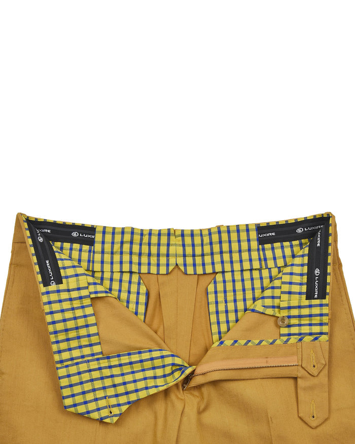 Golden Yellow Stretchable Pants
