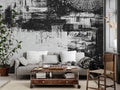 Graffiti Wallpaper: Urban Abstract Street Art Wall Mural