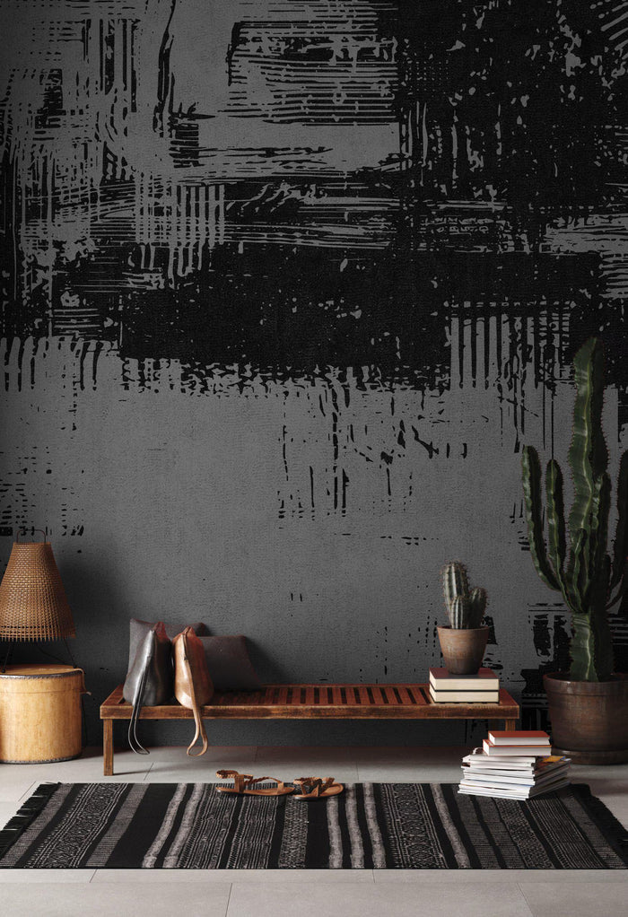 Graffiti Wallpaper: Urban Abstract Street Art Wall Mural