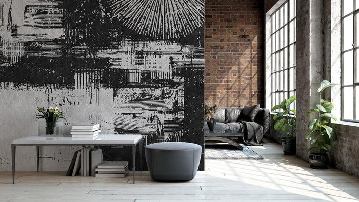 Graffiti Wallpaper: Urban Abstract Street Art Wall Mural