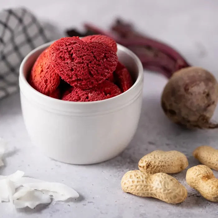 Grain Free Beetroot Heart Dog Treats