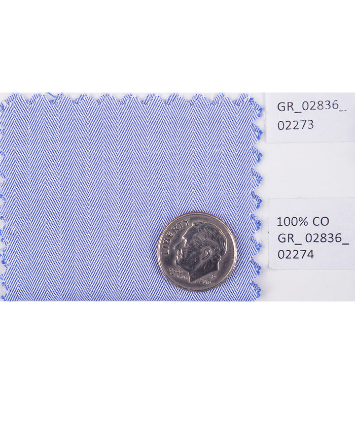 Grandi and Rubinelli Dark Blue Herringbone