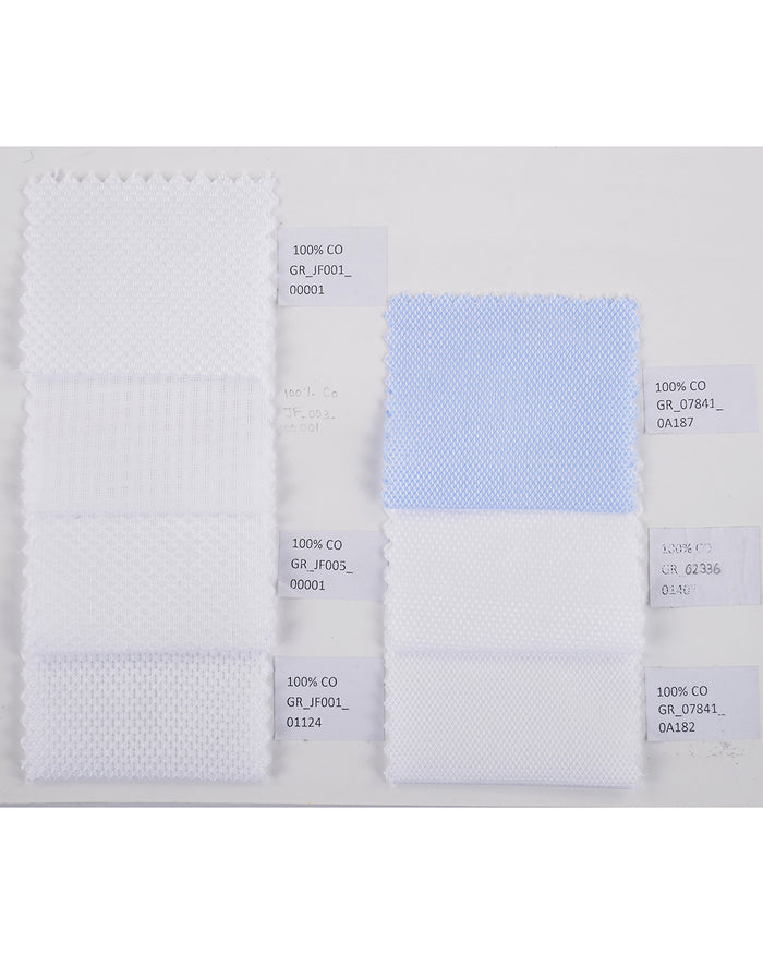 Grandi and Rubinelli Pure White Dobby Weave