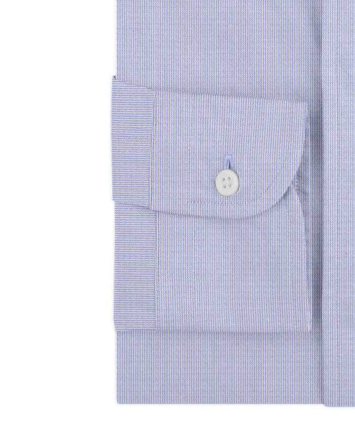 Grandi and Rubinelli Thin Cornflower Blue Stripes Linen