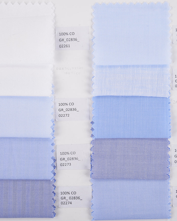Grandi and Rubinelli Zenith Blue Herringbone