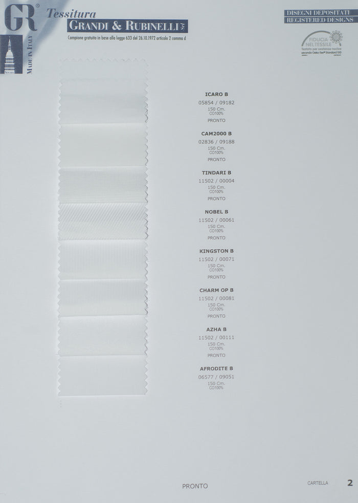 Grandi & Rubinelli White Poplin 140/2 (228579537)