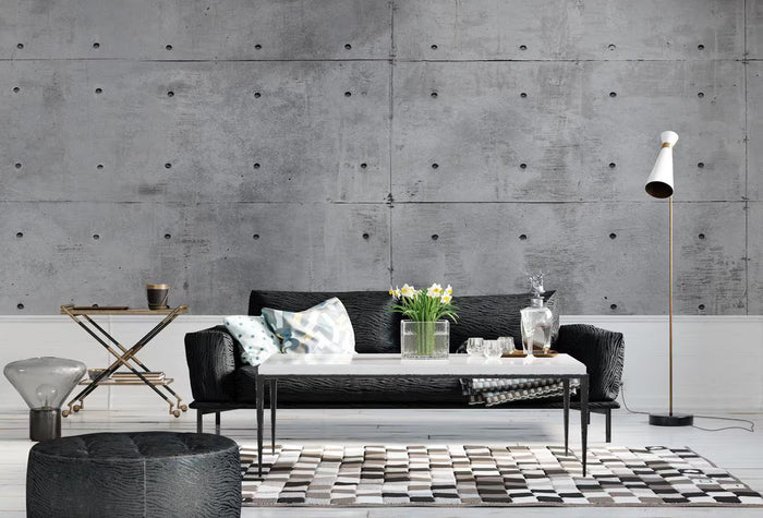 Gray Concrete Look Wallpaper: Modern Peel and Stick Wallpaper