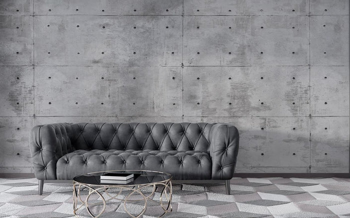 Gray Concrete Look Wallpaper: Modern Peel and Stick Wallpaper