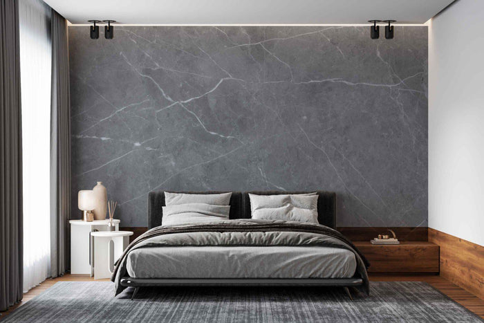Gray Marble Wallpaper: Peel and Stick Stone Texture Mural