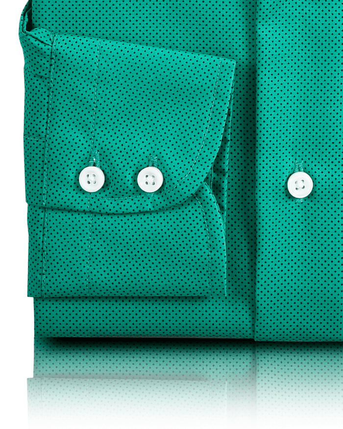 Green Mini Polka Dots