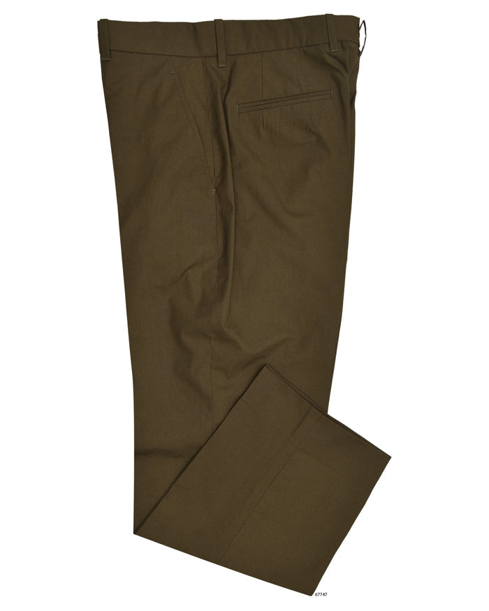 Greenish Khaki Plain Chino