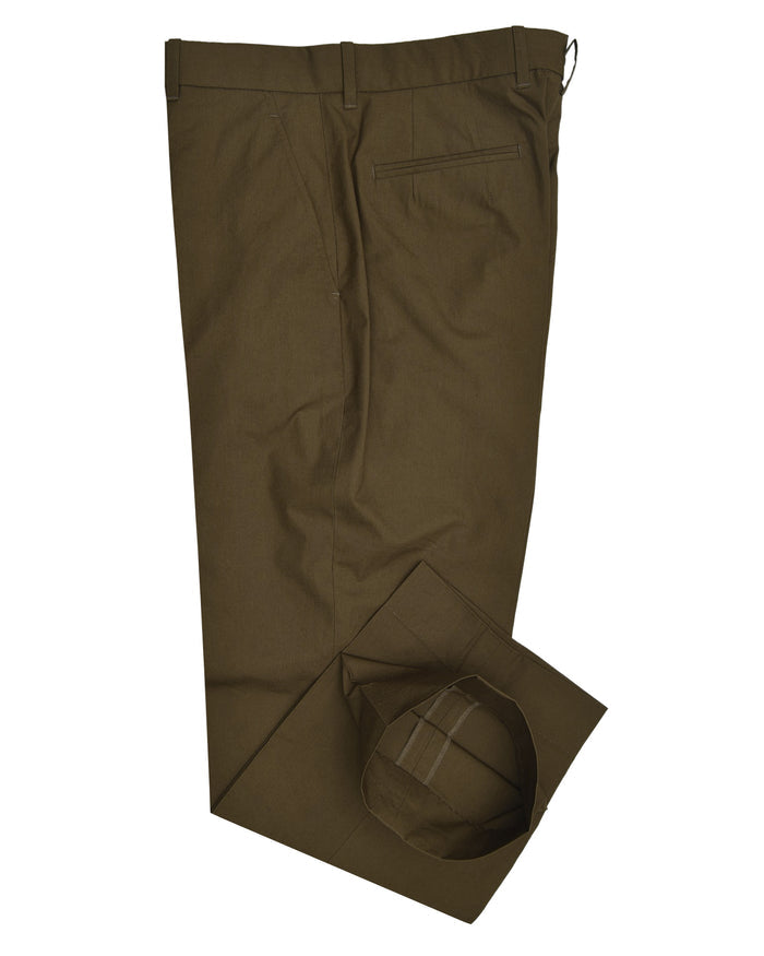 Greenish Khaki Plain Chino