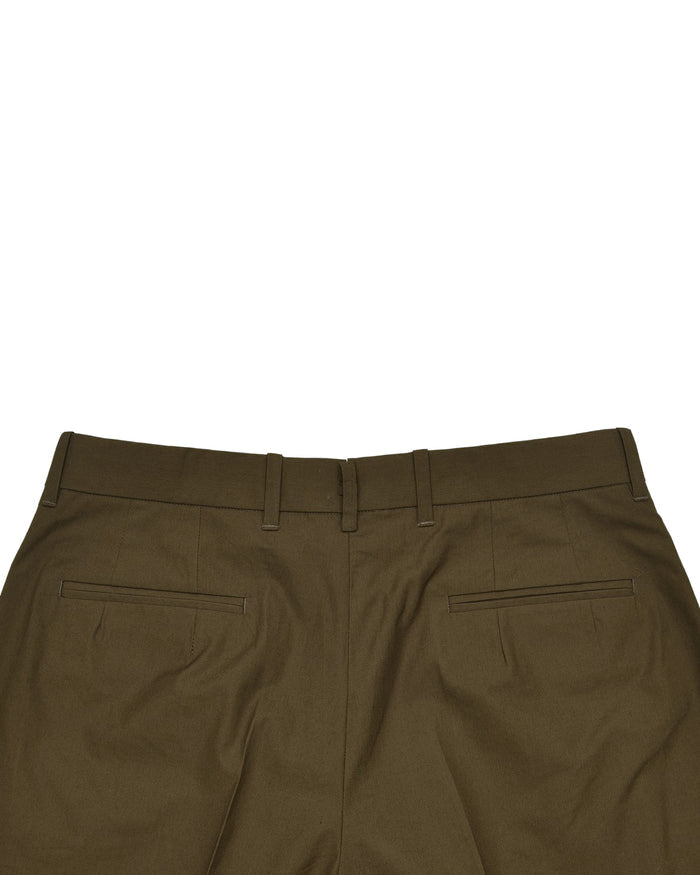 Greenish Khaki Plain Chino