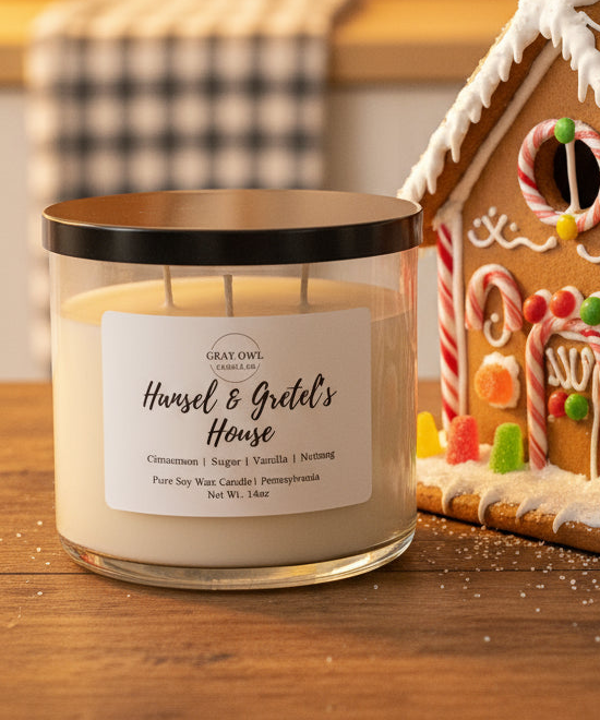 Hansel & Gretels House Large Soy Candle | 3 Wick