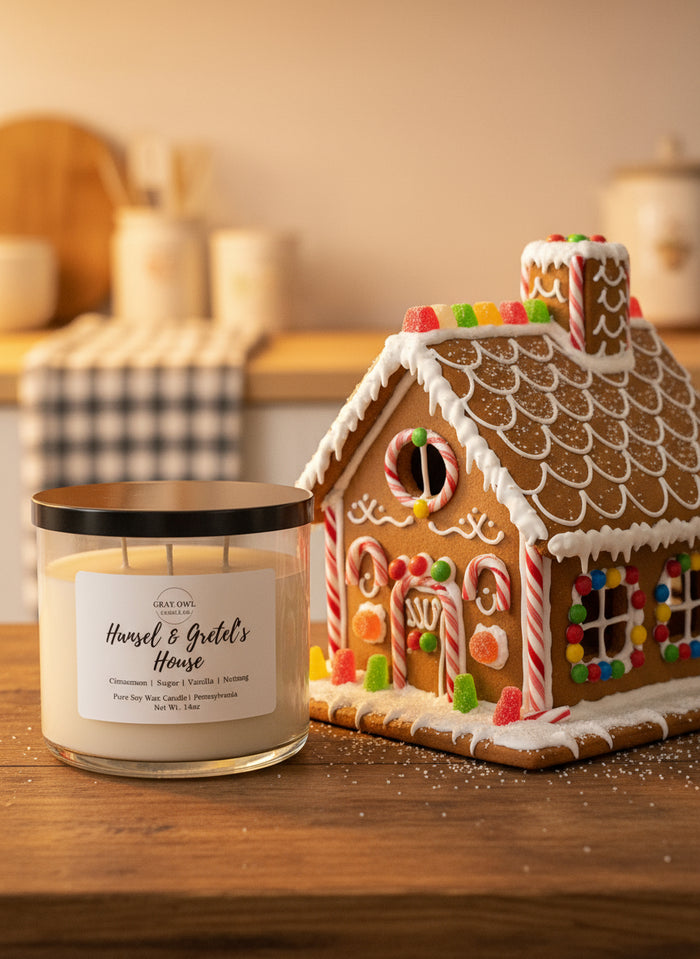 Hansel & Gretels House Large Soy Candle | 3 Wick