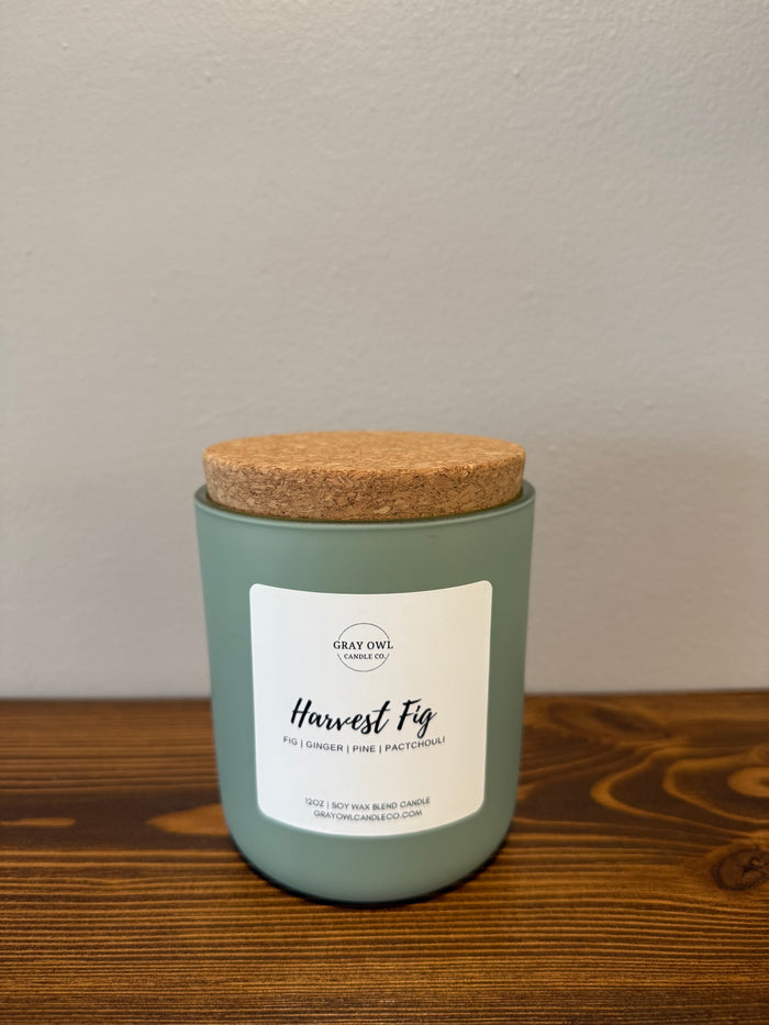 Harvest Fig Wooden Wick Candle