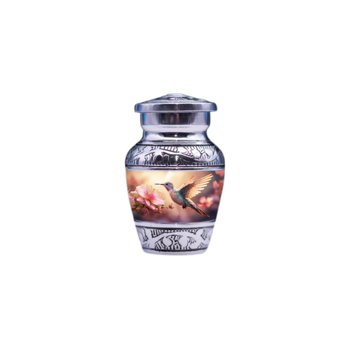 Hummingbird Pink Designer Keepsake Urn — ISU-RJ-0122