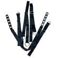 Hydraulic body casket lift straps Model 1000-RSBL, four-strap heavy-duty nylon set