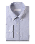 Indigo Dress Stripes Fine Linen