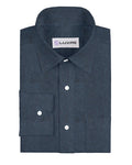 Indigo Herringbone Denim