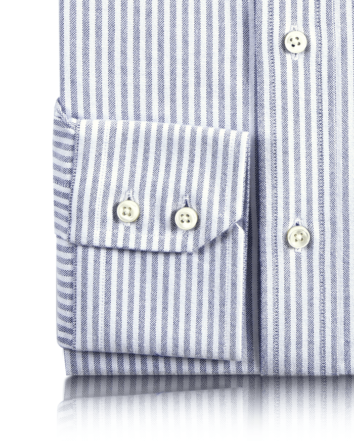 Indigo University Stripes Oxford