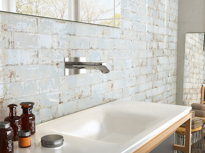 Soci Tile ironworks Series 3 x 12 Glossy Subway Tile Oxid SSN-1871 bathroom wall tile
