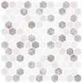 Bella Glass Tiles Karma Ridge Hexagon Mosaic Levan Trail KR1402