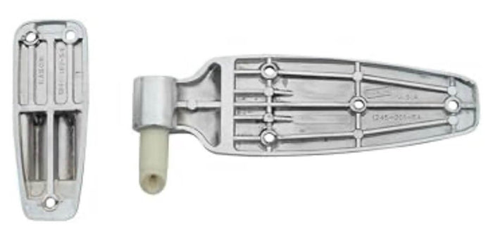 Kason 1245 cam-rise hinge 1-1/4 inch offset reversible, mortuary cooler door hinge