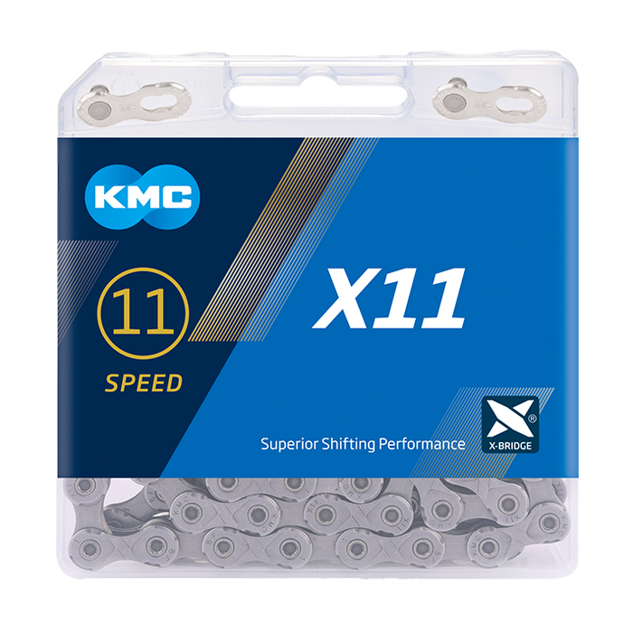 KMC X11 Chain - 11-speed - grey with QuickLink