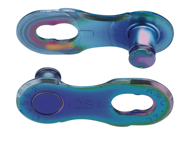 KMC X12 Chain - 12-speed - Aurora Blue with Quick Link