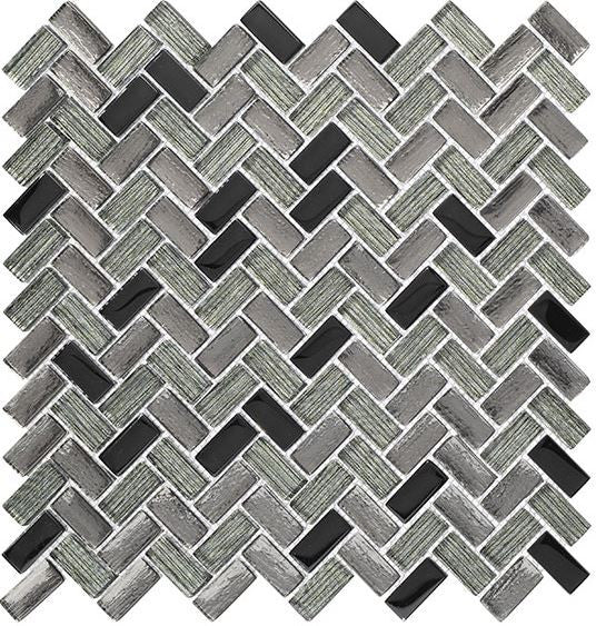 Larati Lane Glass Herringbone Mosaic LRL3204 Elysian Path