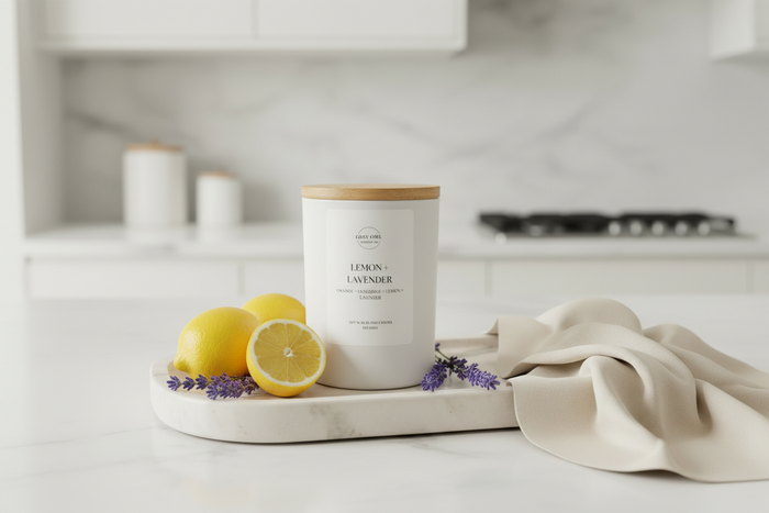 Lemon + Lavender Candle