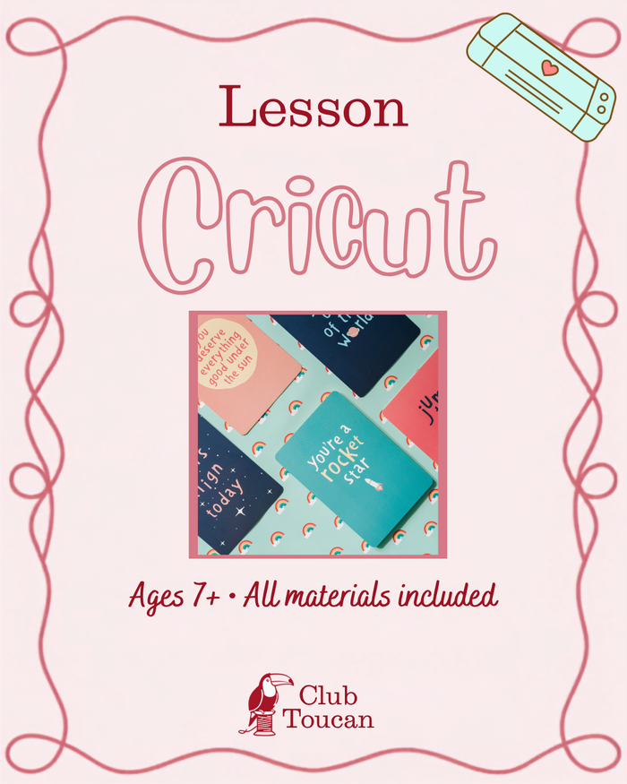 Lesson: Cricut (ages 8+, machine usage included)